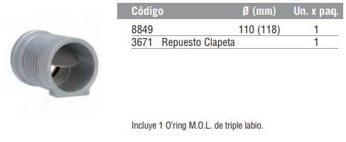 Cupla Cordón Terra-Awaduct con Antiplaga