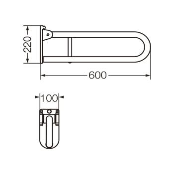 Rebatible 60 Espacio (discapacitados)