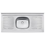 MESADA 1.80M CON PILETA CENTRAL. TRAMONTINA