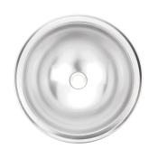 PILETA TRAMONTINA REDONDA d 30 cms. AC. INOX,A 30.4 PROF. 11.50 BRILLOSA
