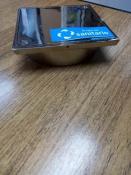 Tapa Ciega 10 X 10 Con Marco Para Caja Bronce Cromado