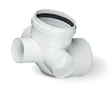 Codo 87 30´ MH con 3 acometidas JE